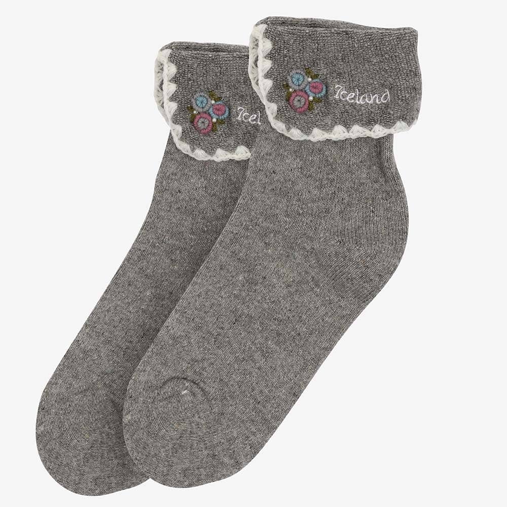 Polo angora warm socks low