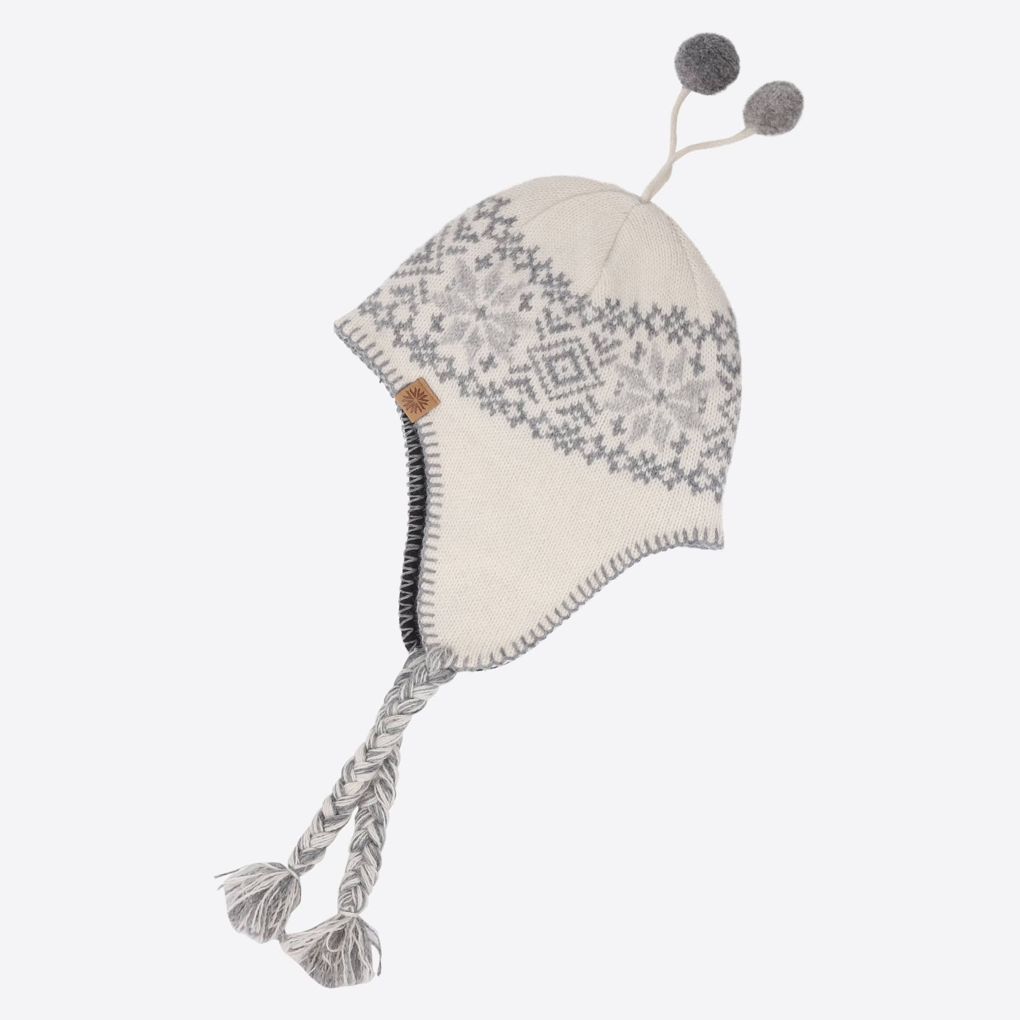 Bonnet avec cache-oreilles en laine Papey
